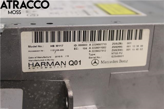 Bilstereo navigasjon spiller til Mercedes S-Klasse 2013-2020 (W222) (W222) (A2229007713|)