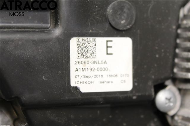 Frontlykt venstre halogen til Nissan Leaf 2011-2017 (Type I)  (260603NL5A|)