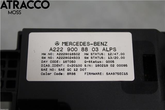 Diverse deler til Mercedes S-Klasse 2013-2020 (W222) (W222) (A2229008803|)