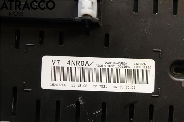 Instrumentpanel til Nissan Leaf 2011-2017 (Type I)  (248104NR0A|)