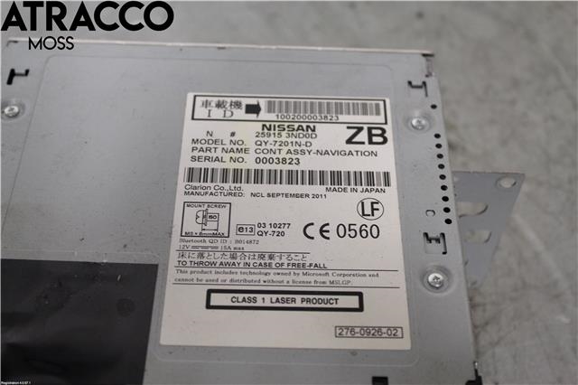 Bilstereo til Nissan Leaf 2011-2017 (Type I)  (259153ND0D|)