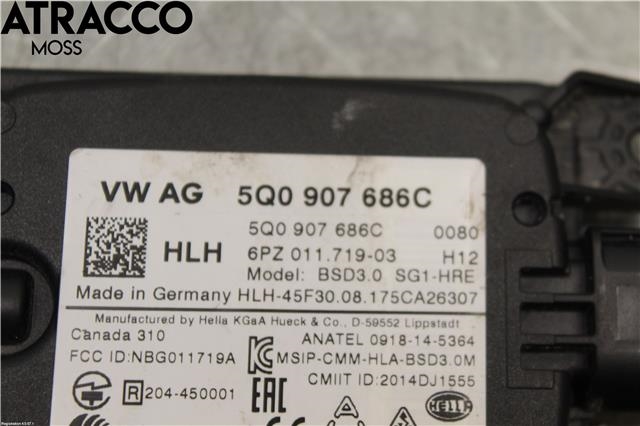 Styreenhet parkering til VW Golf VII 2012-2017 (Fase 1)  (5Q0907686C|)