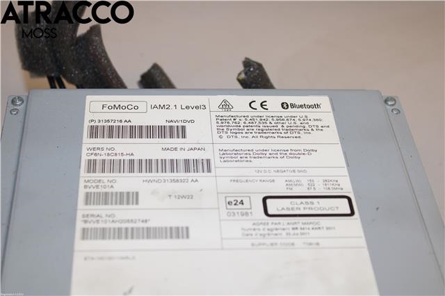 Bilstereo til Volvo V40 2012-2019  (36051008|)