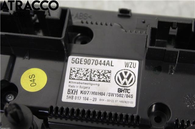Varmeapparat betjening til VW Passat 2015-2019 (Fase 1) (B8) (B8) (5GE907044AL|)