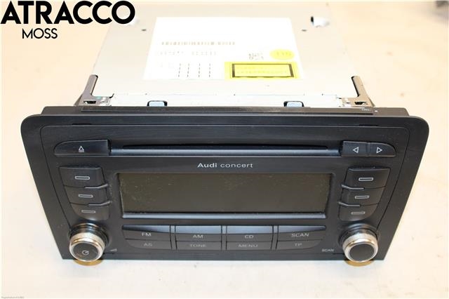 Bilstereo til Audi A3, 2009-2012 (Type II, Fase 2) (8P0057185BX)