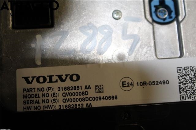Multimedia display (MCU - Media Controller Unit) til Volvo XC40 2018-2024  (31682851|)