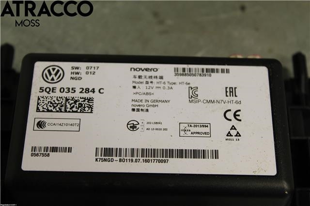 Styreenhet diverse til VW Passat 2015-2019 (Fase 1) (B8) (B8) (5QE035284C|)
