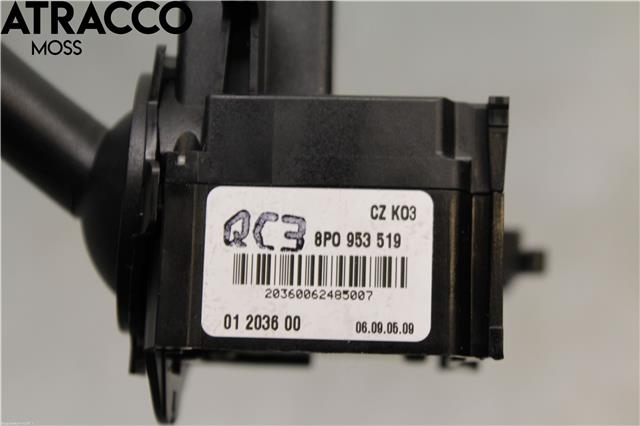 Bryter visker til Audi A3 2003-2008 (Type II, Fase 1)  (8P0953519D|)