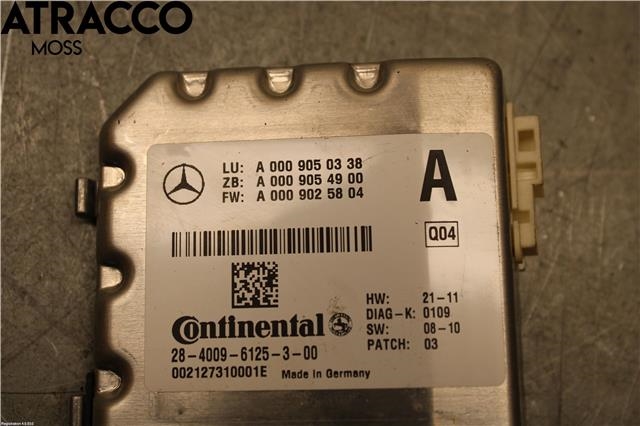 Kamera til Mercedes E-Klasse, Coupe/Cab 2009-2013 (Fase 1) (C207) (C207) (A0009050338|)