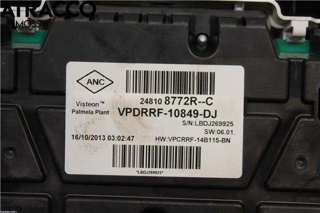 Instrumentpanel til Renault Captur 2013-2020 (Type I)  (248102934R|)