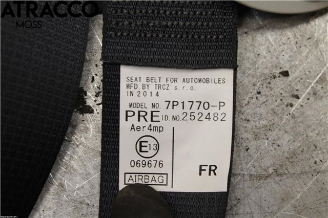 Sikkerhetsbelte foran høyre til Toyota Auris 2013-2015 (Type II, Fase 1)  (7321002460C2|)