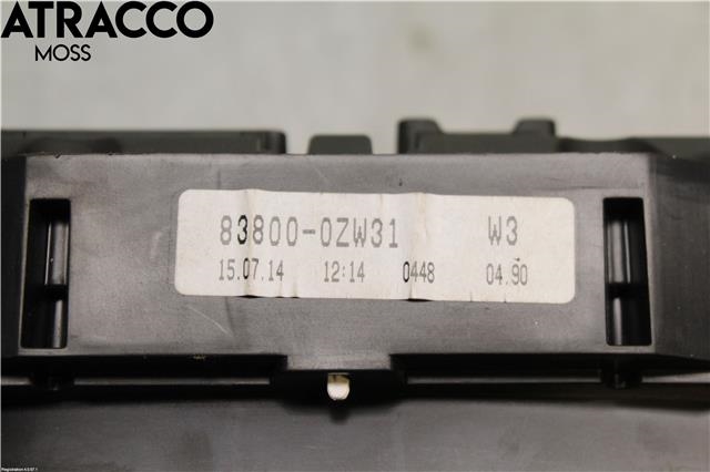 Instrumentpanel til Toyota Auris 2013-2015 (Type II, Fase 1)  (90167W0006|)