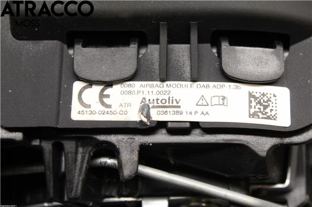 Airbag rattpute til Toyota Auris 2013-2015 (Type II, Fase 1)  (4513002450C0|)