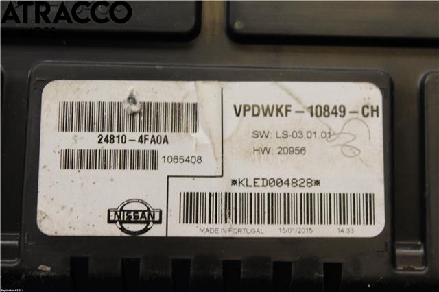 Instrumentpanel til Nissan E-NV200 2014-->>  (248104FA0A|)