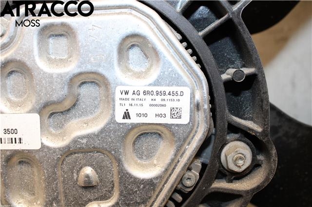 Kjølevifte til VW Polo 2014-2017 (Type V, Fase 2)  (6R0959455D|)