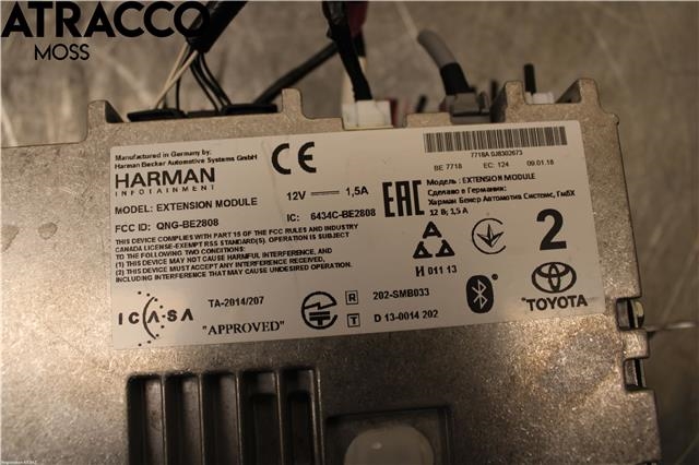 Bilstereo navigasjon til Toyota Yaris 2014-2020 (Type III, Fase 2)  (861400D330|)