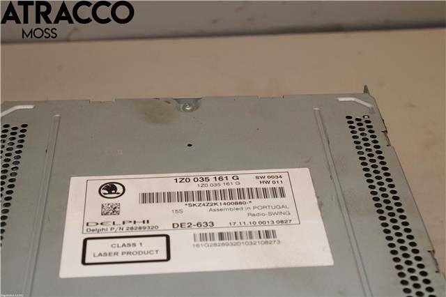 Bilstereo til Škoda Octavia 2009-2013 (Type II, Fase 2) (1Z0035161N|)