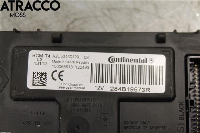 Styreenhet diverse til Renault Clio 2012-2016 (Type IV, Fase 1)  (284B19573R|)