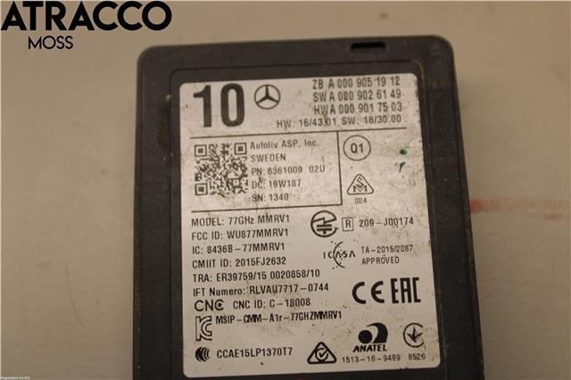 Sensor radar til Mercedes E-Klasse 2016-2023 (W213) (W213) (A0009054111|)