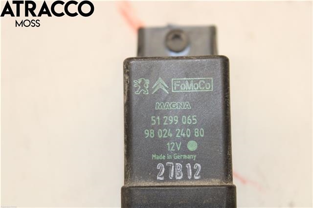 Rele gløde til Peugeot 508 2011-2014 (Type I, Fase 1)  (9802424080|)