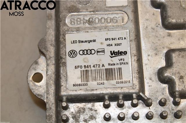 Styreenhet xenon/ballast til VW e-Golf 2014-2017 (Fase 1)  (5F0941472A|)