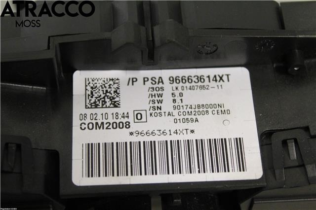 Bryter combi til Peugeot 5008 2010-2017 (Type I)  (96773911ZD|)