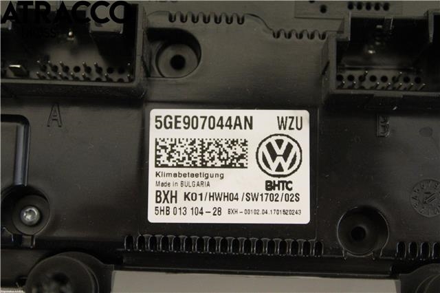 Varmeapparat betjening til VW e-Golf 2014-2017 (Fase 1)  (5GE907044AN|)