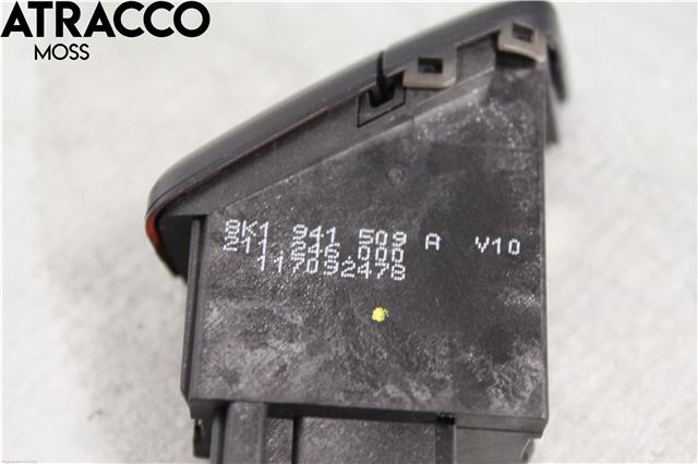 Bryter nødblink til Audi A4 2007-2014 (Type IV) (B8) (B8) (8K1941509A|)