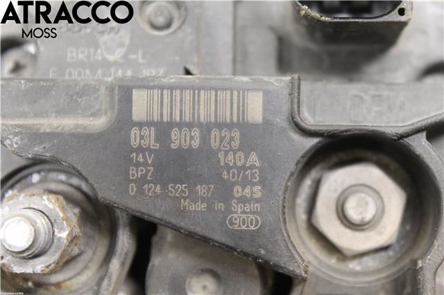 Dynamo til VW Touran 2010-2015 (Type I, Fase 3)  (Bosch|03L903023|)
