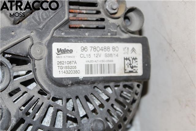 Dynamo til Peugeot 308 2011-2013 (Type I, Fase 2)  (9678048880|)