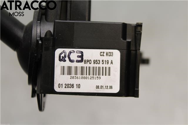 Bryter visker til Audi A3 2003-2008 (Type II, Fase 1)  (8P0953519E|)