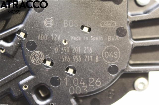 Viskermotor bakrute til VW Touran 2010-2015 (Type I, Fase 3)  (5K6955711B|)
