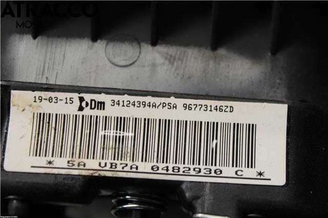 Airbag rattpute til Citroën Berlingo 2008-2015 (Type II, Fase 1)  (96773146ZD|)