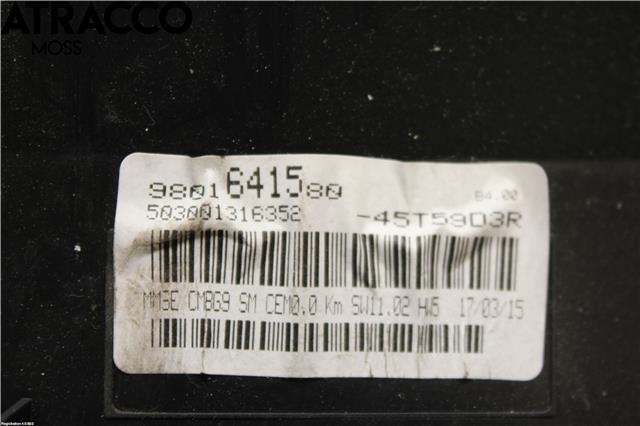Instrumentpanel til Citroën Berlingo 2008-2015 (Type II, Fase 1)  (9801641580|)