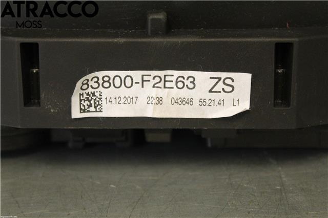 Instrumentpanel til Toyota Auris 2015-2019 (Type II, Fase 2)  (83800F2E63|)