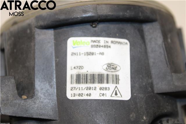 Tåkelykt høyre foran til Ford Focus 2011-2014 (Type III, Fase 1)  (2N1115201AB|)