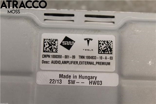 Bilstereo forsterker til Tesla Model S 2013-2016 (Fase 1)  (10483310A|)