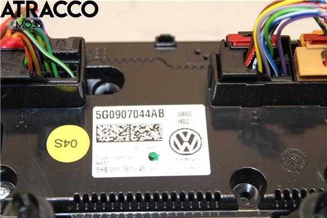 Varmeapparat betjening til VW Golf VII 2012-2017 (Fase 1) (5G0907044BE|)