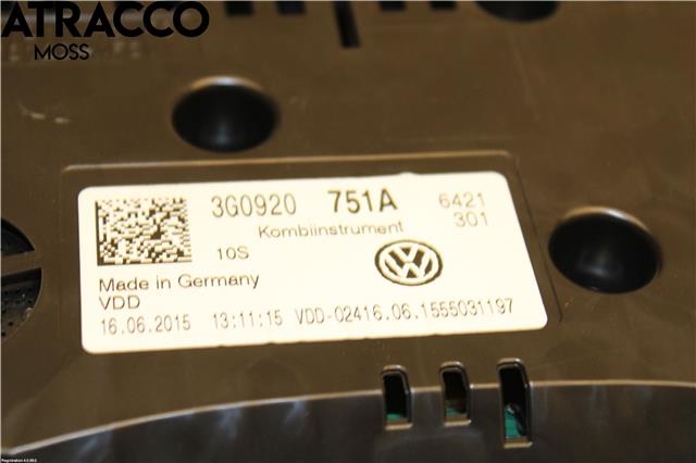 Instrumentpanel til VW Passat 2015-2019 (Fase 1) (B8) (B8) (3G0920751A|)