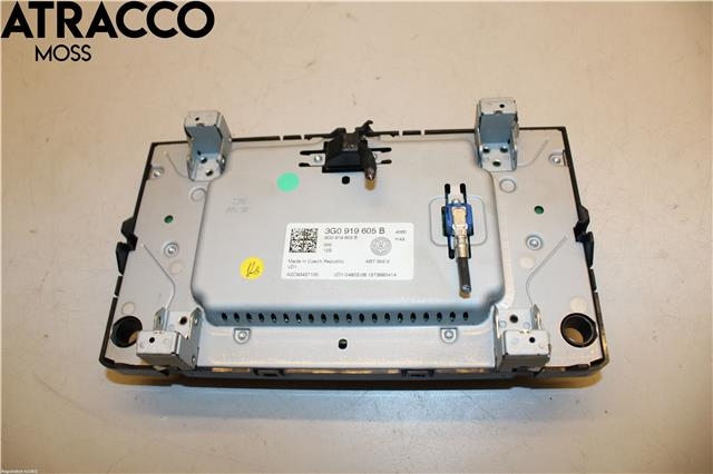 Multimedia display (MCU - Media Controller Unit) til VW Passat 2015-2019 (Fase 1) (B8) (B8) (3G0919605B|)