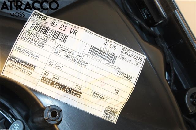 Dørtrekk høyre til Audi A5 2016-->> (Type II) (8W8867104D|)