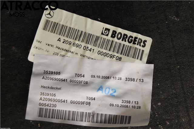 Diverse deler til Mercedes CLK 2002-2009 (C209) (C209) (A2096900541|)