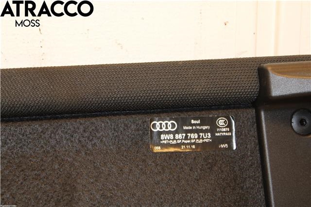 Hattehylle til Audi A5 2016-->> (Type II)  (8W8867769|)