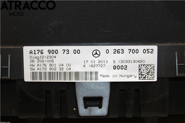 Instrumentpanel til Mercedes A-Klasse 2012-2018 (W176) (W176) (A1769003703|)