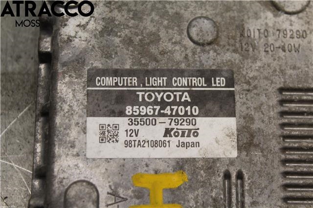 Styreenhet xenon/ballast til Toyota Prius 2009-2016 (Type III) (COMBI) (COMBI) (8596747010|)