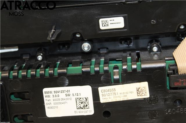 Varmeapparat betjening til BMW 5-Serie 2010-2017 (F10/F11) (F10/F11) (61319328425|)