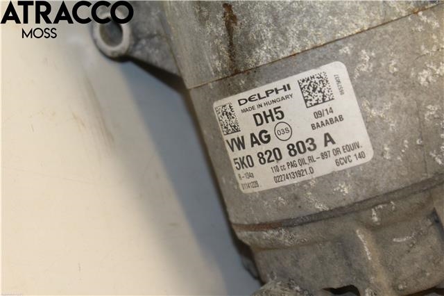 Aircondition kompressor til VW Caddy 2010-2015 (Type III, Fase 2)  (5K0820803L|)