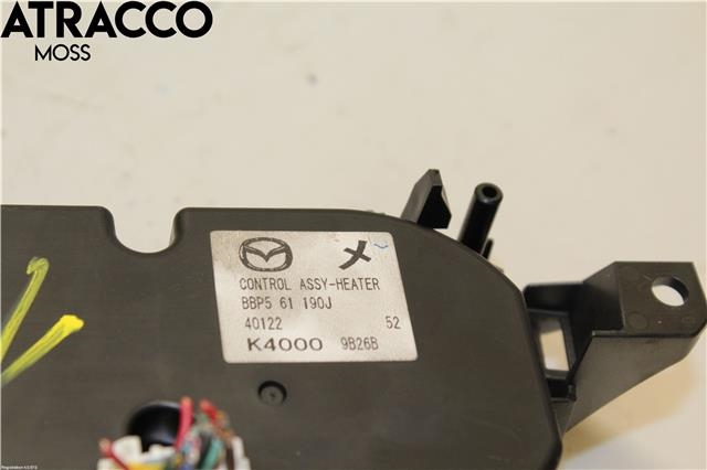 Varmeapparat betjening til Mazda 3 2009-2013 (Type II)  (BBP561190J|)
