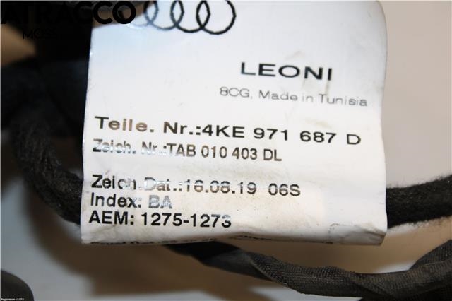 Ledningsnett til Audi e-tron 2018-->>  (4KE971687M|)