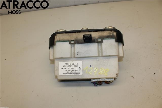Varmeapparat betjening til Nissan Qashqai 2007-2010 (Type I, Fase 1)  (27500JD45C|)